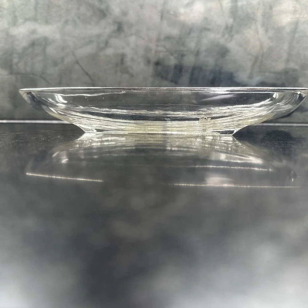 SILVER‎ CITY Flanders Clear Celery Relish Dish 9.5